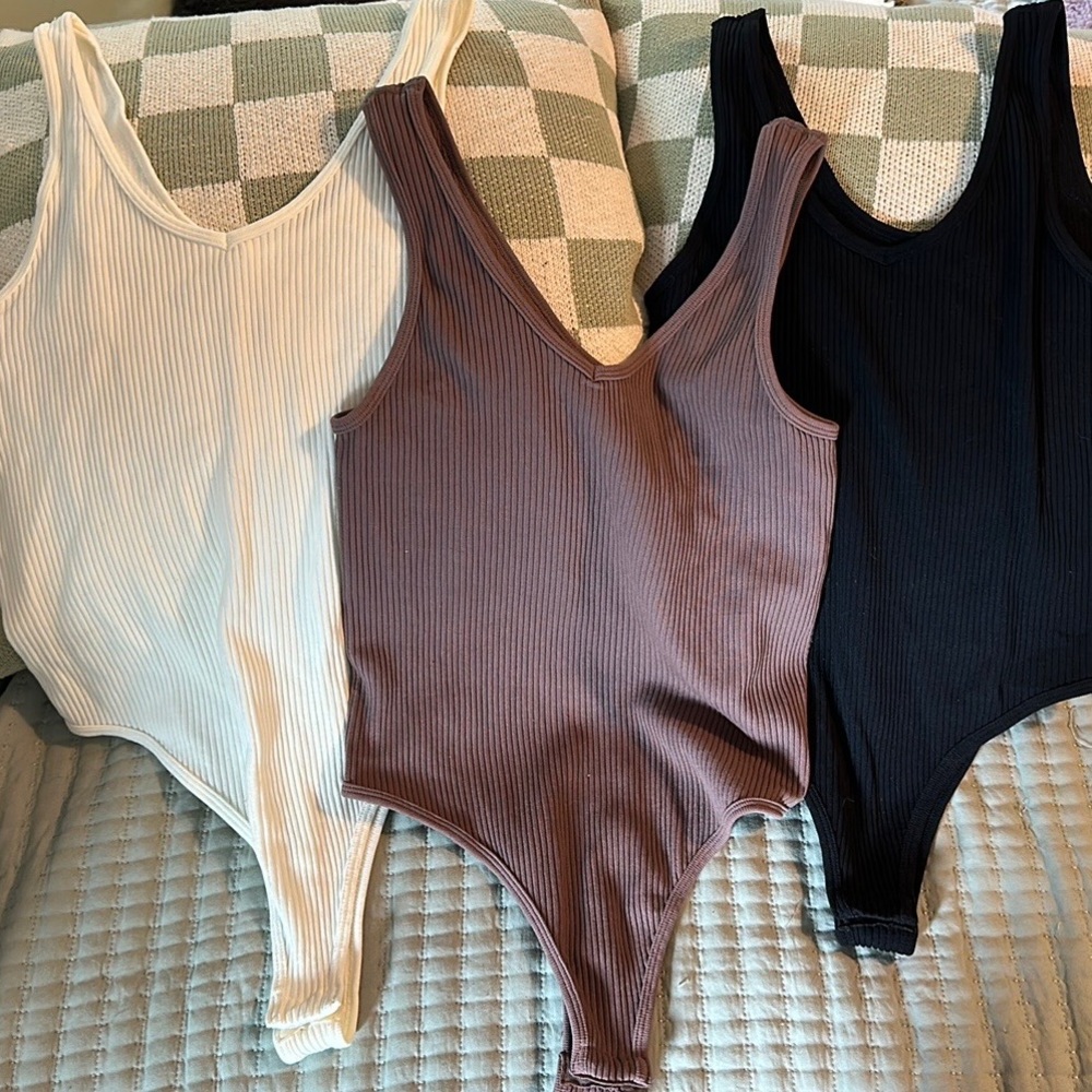 Ribbed Bodysuit(s)